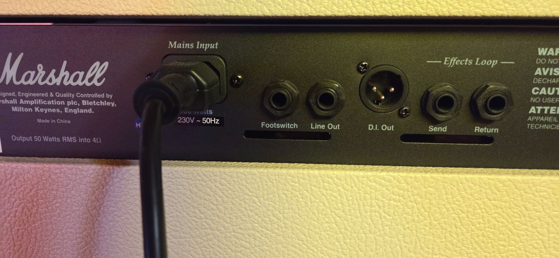 Marshall Verstärker: Marshall A50D Cream – Gebraucht aus Galgenen von crazyman 3