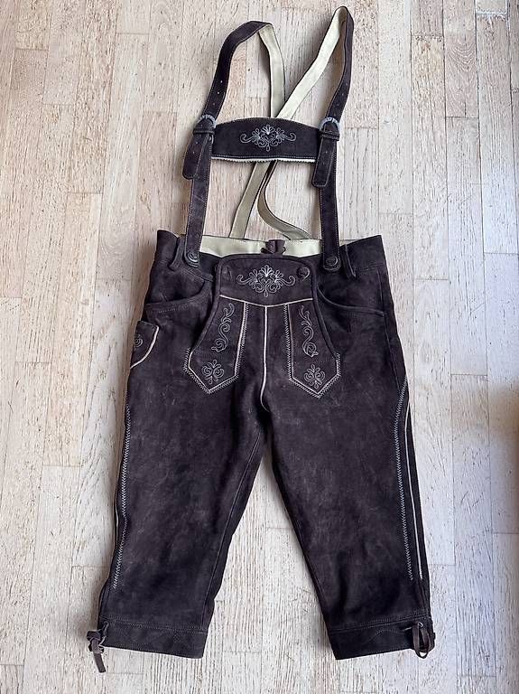Hosen: Trachtenlederhose dunkelbraun – Gebraucht aus Zumikon von Schlufi123