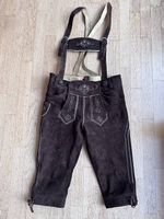 Trachtenlederhose dunkelbraun