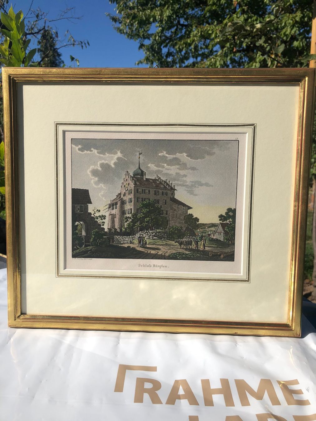 Stiche: Schloss Bürglen – Gebraucht aus Winterthur von Coxorange
