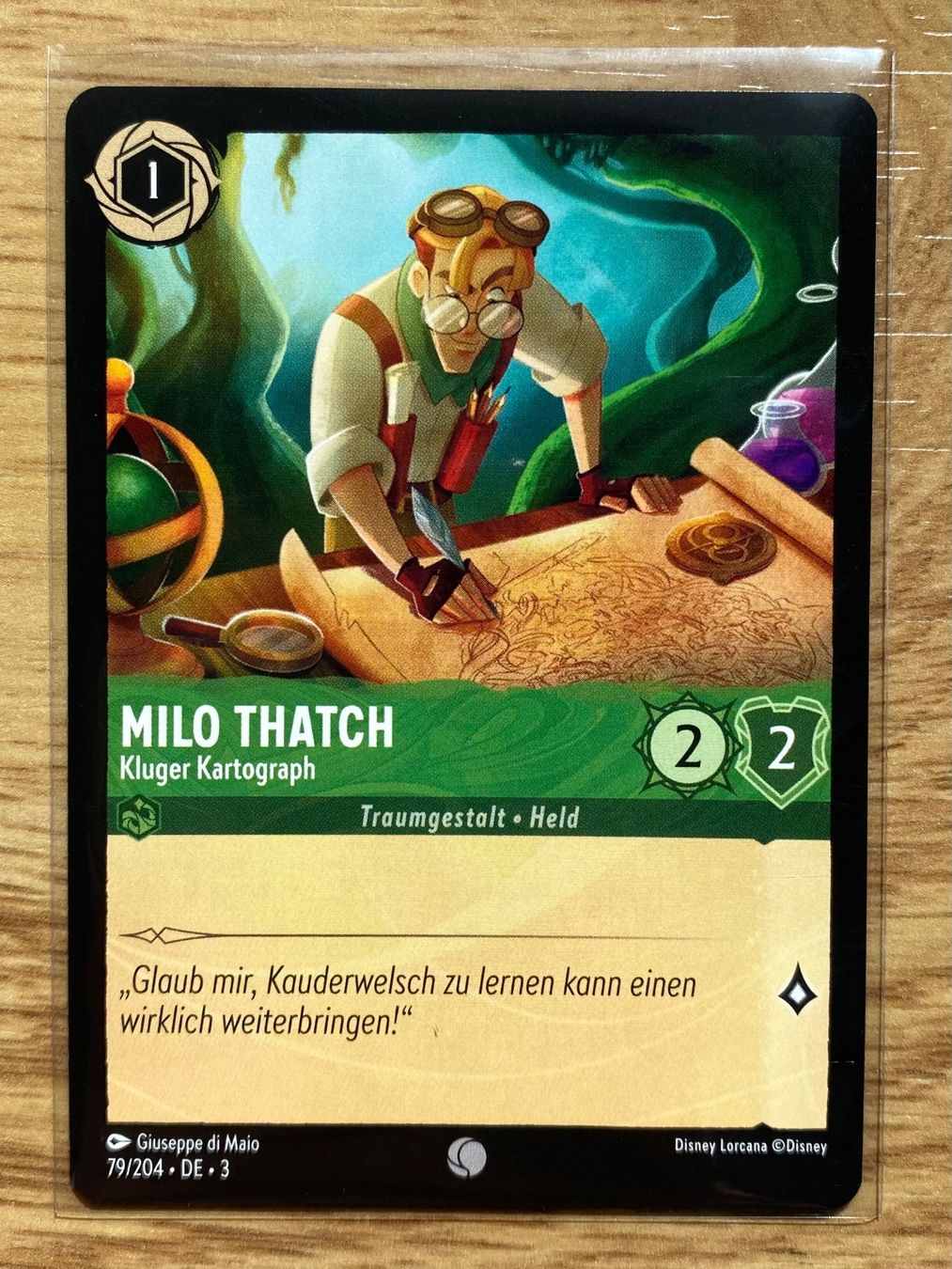 Disney Cartes à collectionner: Milo Thatch DE 79 Disney Lorcana 3 Atlantis – Neuf (Voir description) à Rafz par SaintCruz