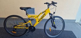 Gelbes Mountainbike – Bereit für dein nächstes Abenteuer!