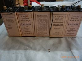Vintage alte Batterieelemente, Leclanche.....