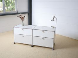 USM Haller Sideboard | Reinweiss 2x2 Rollen | Neuwertig