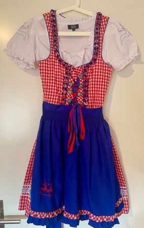 Wiesnkönig Dirndl 36 mit Bluse