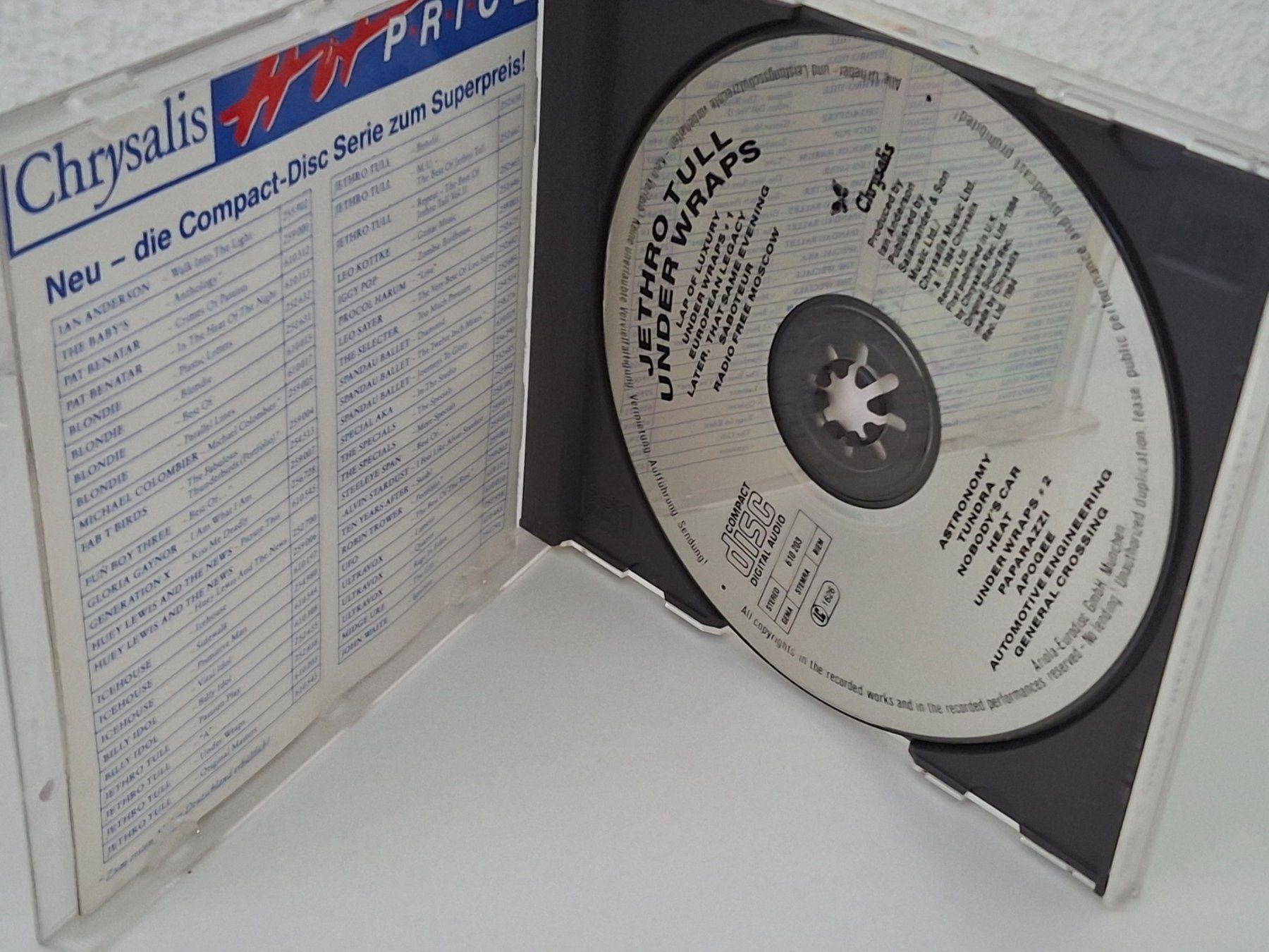 CD: CD Jethro Tull - Under Wraps - – Usato da Aarberg venduto da Jackup1 2