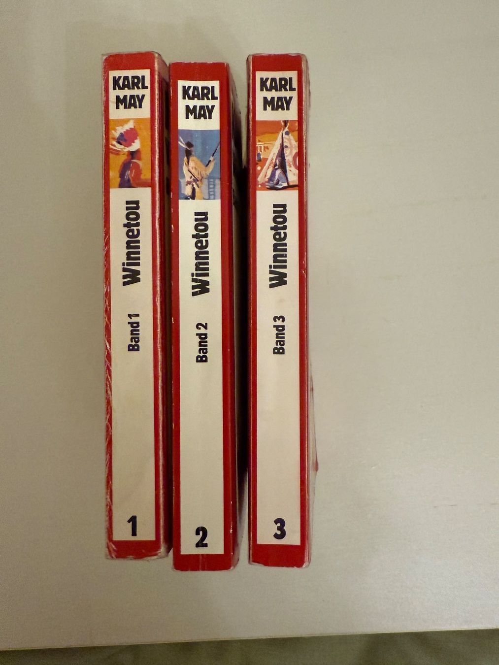 Bücher: Karl May  :  Winnetou    -    Band 1, 2 u. 3 – Gebraucht aus Bern von rewe45 1