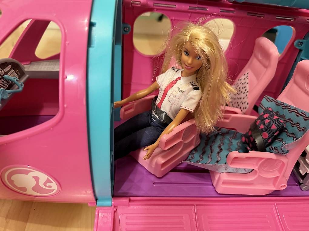 Giocattoli: Barbie Reise Traumflugzeug mit Barbie – Usato da Geroldswil venduto da Celebration03 3