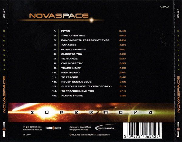 CD: Novaspace - Supernova – Usato da Uzwil venduto da visions77 1