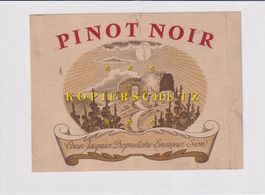 Etikette für Wein - Pinot noir /bd