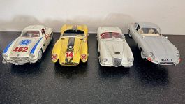 Lot de 9 miniatures voitures de collection marques diverses
