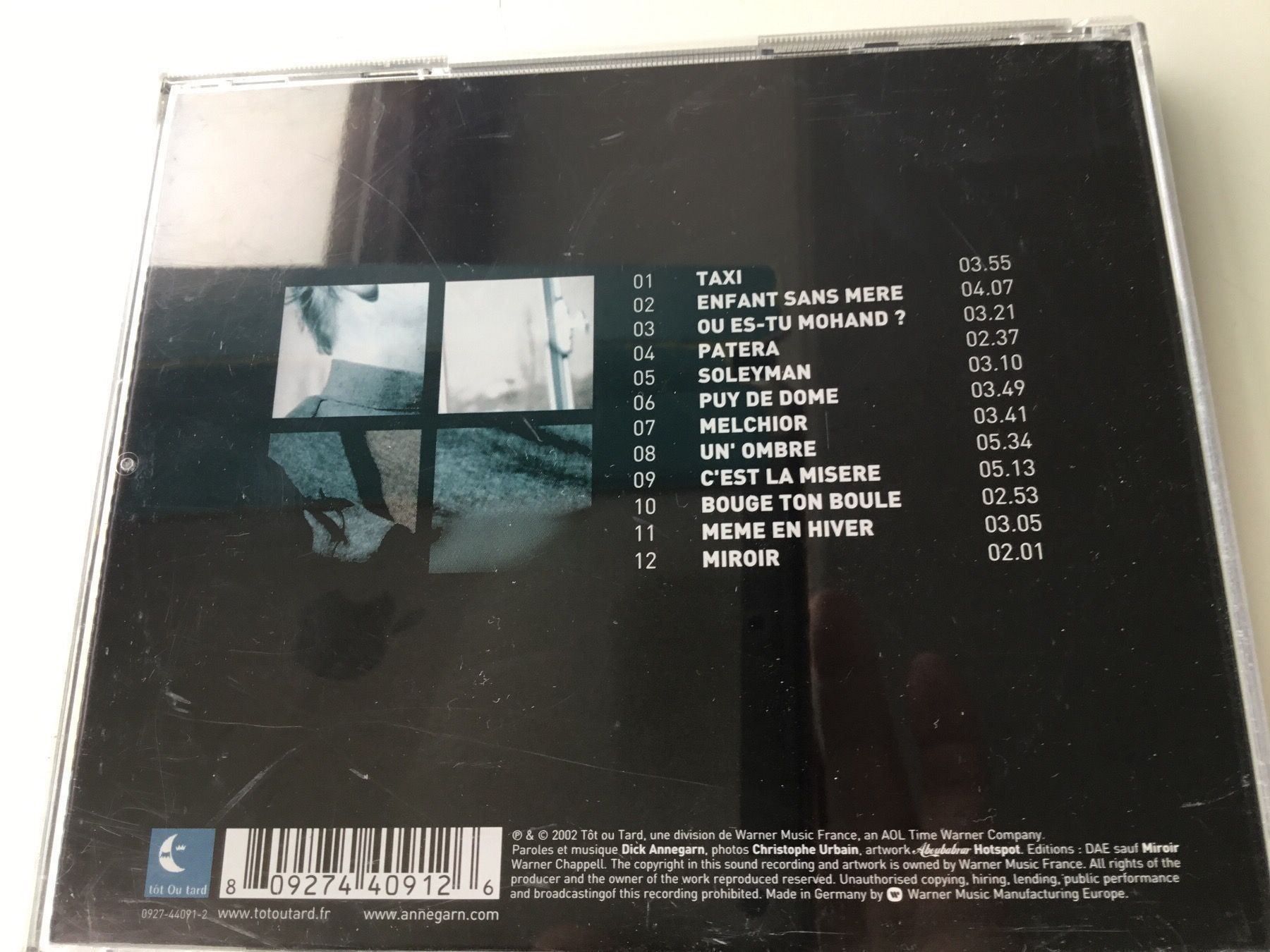 CDs: Dick Annegarn - Un‘ Ombre – Gebraucht aus Rüti ZH von alumedien 1