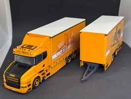 Scania Hauber Planenanhänger Lupal Alex Ulrich Tekno 1:50