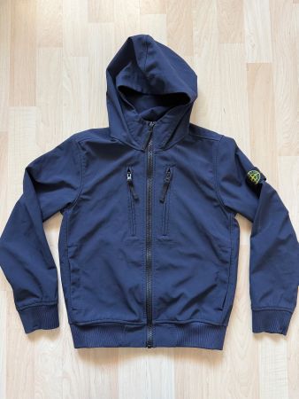 Stone Island Junior Kapuzenjacke Gr.142 (10), blau