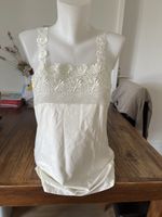 Débardeur Schiesser dentelle blanche L/XL