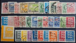 Estland Lot mit alten Werten XXIV