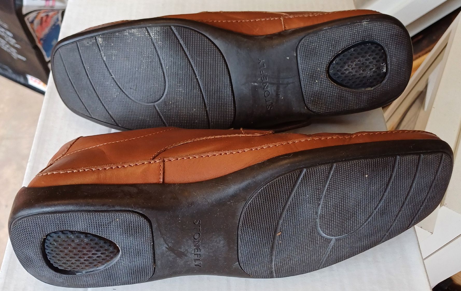 Scarpe da uomo: braune Herren -Schuhe Leder Gr.41 Stonefly – Usato da Merenschwand venduto da Brockinell 4