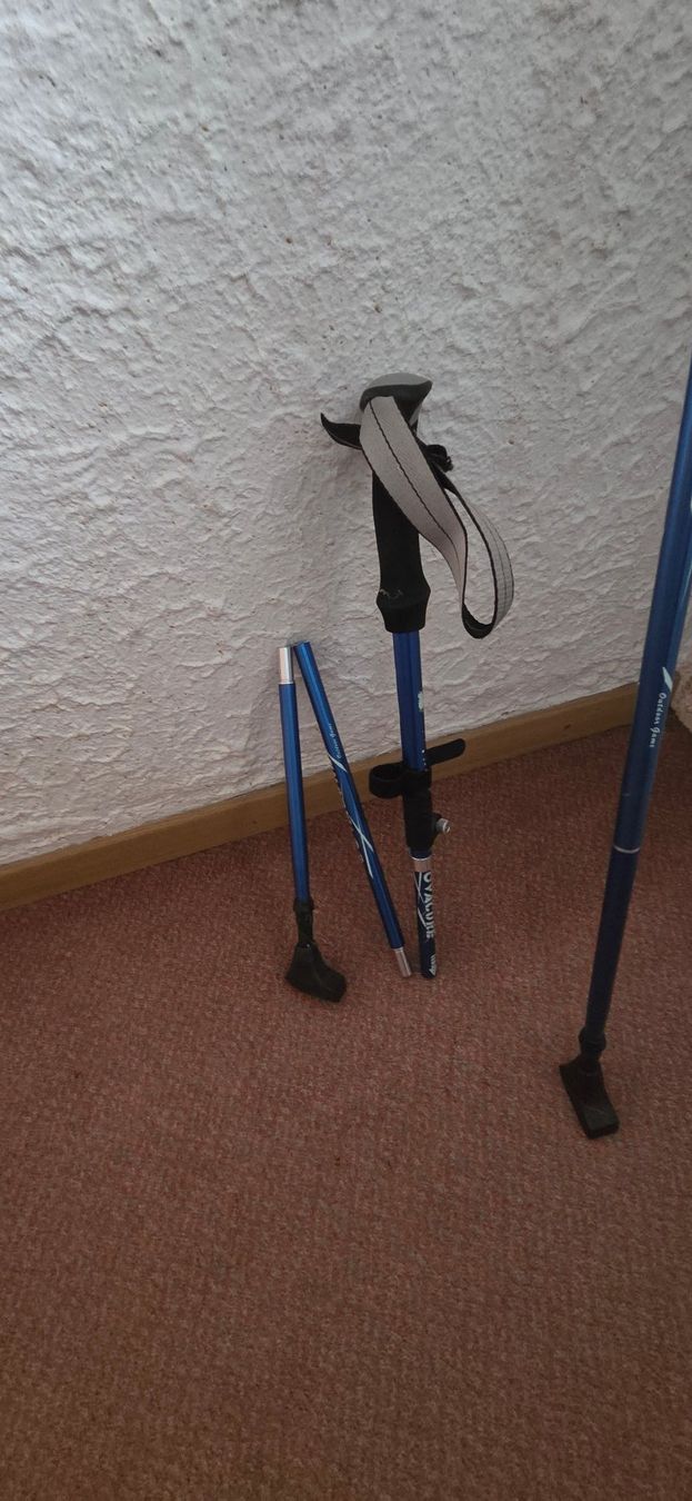 Bastoncini da trekking: Walking Stöcke Blau Faltbar – Usato da Niederbipp venduto da Trude04 1