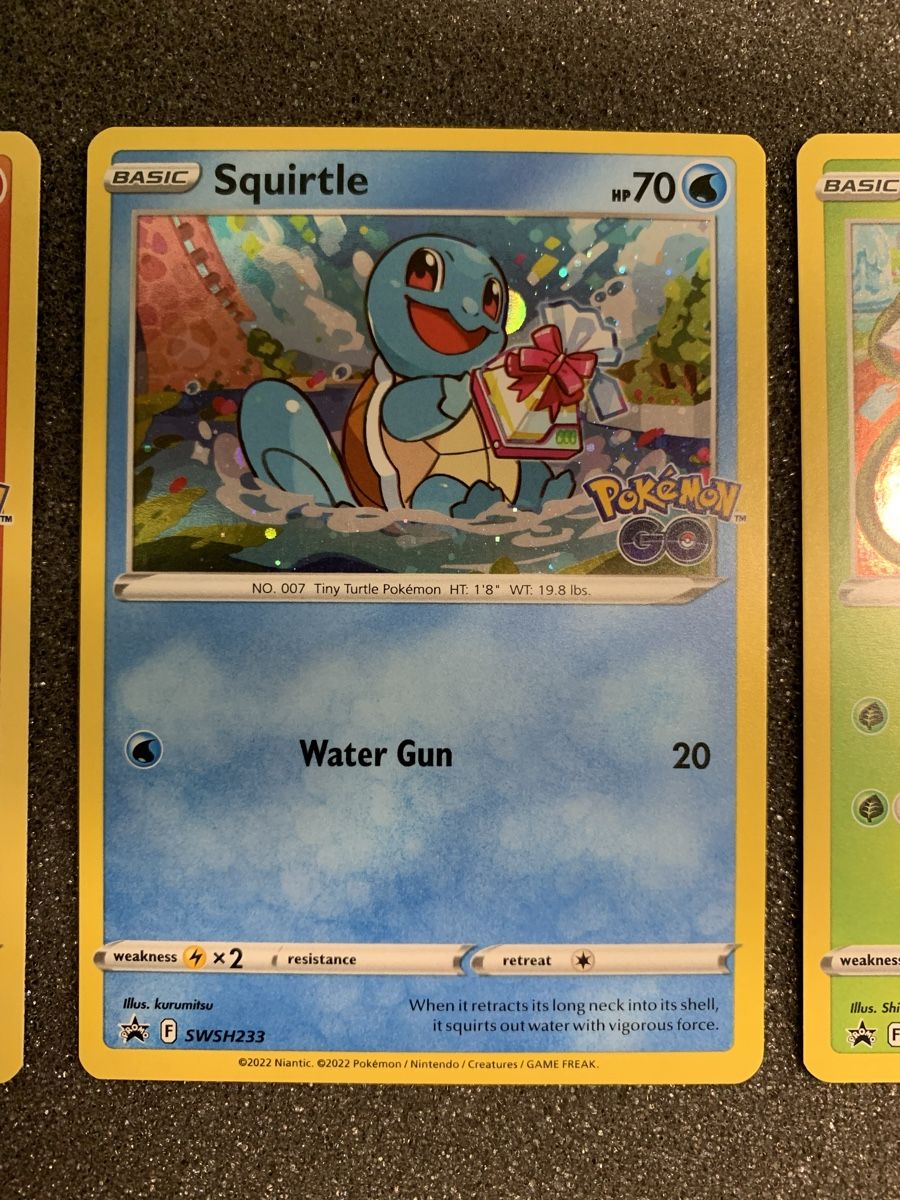 Pokémon Carte collezionabili: Charmander, Squirtle, Bulbasaur PROMO GO – Usato da Bironico venduto da ars_z6lb 3