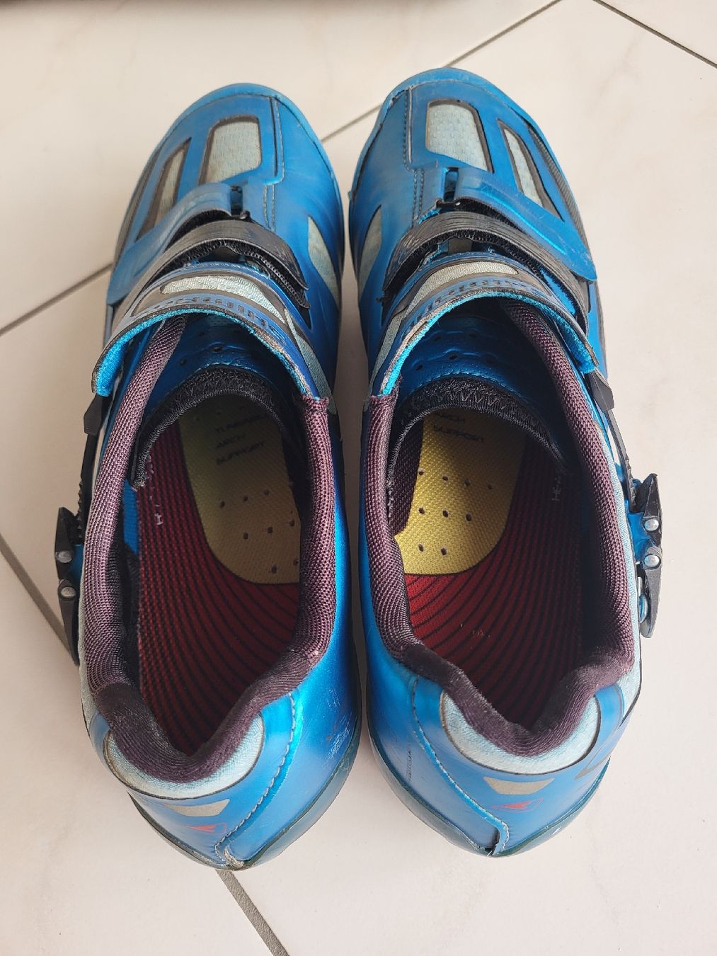 Shimano Chaussures hommes: Fahrradschuhe Shimano blau Grösse 46 – D'occasion à Zollbrück par Swissrace2 1