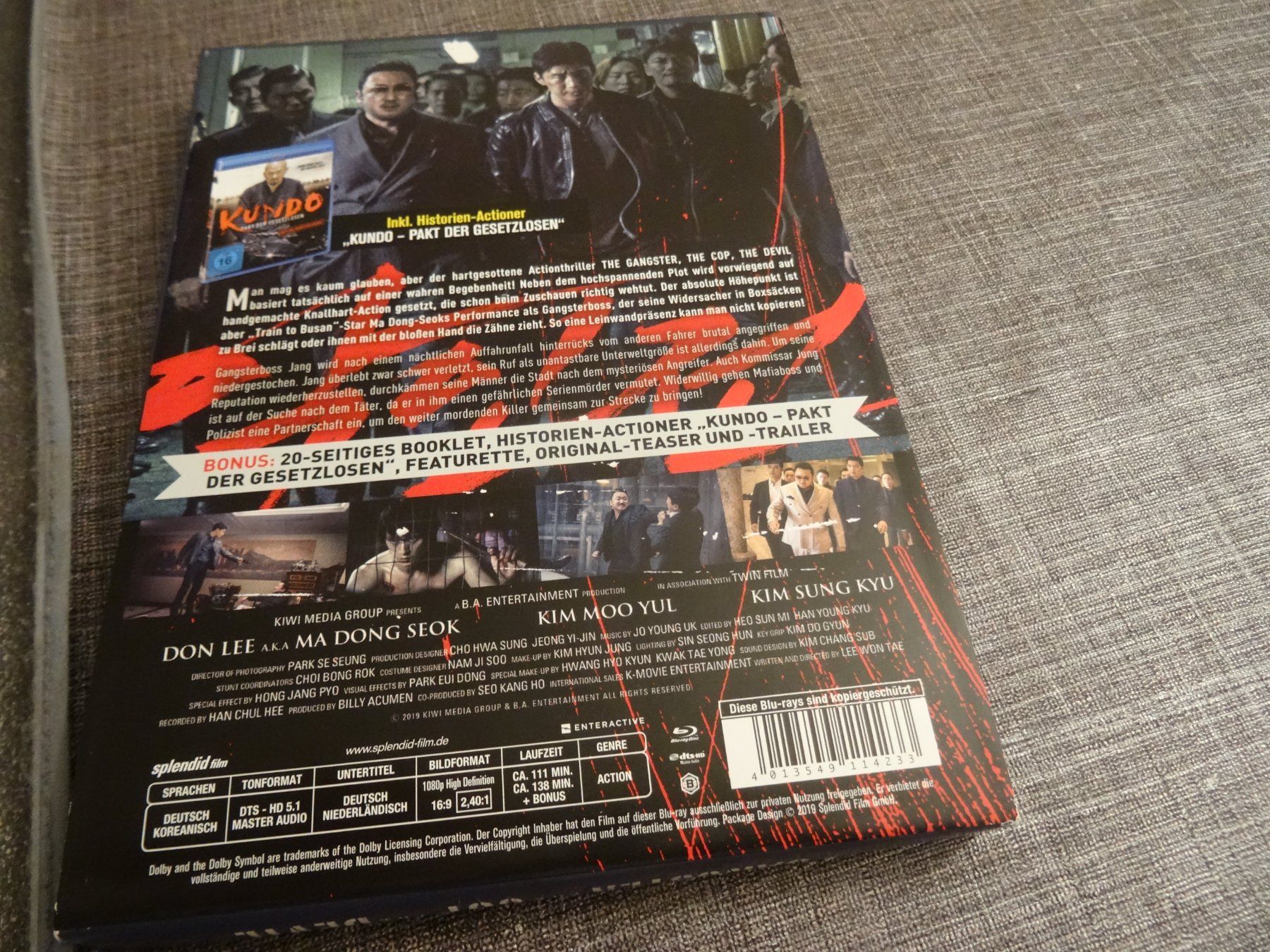 Tous les DVDs: The Gangster The Cop The Devil Mediabook BLU-RAY – D'occasion à Olten par Disc-Verkauf 4
