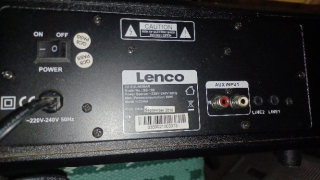 Lenco Amplificatori: Lenco 3D-Soundbar SB100 – Usato da Watt venduto da Wfifi 5