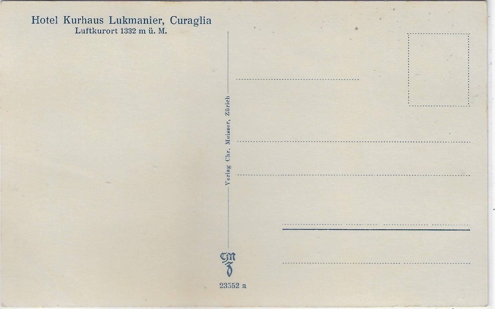 Cartoline postali: Curaglio mit Tödikette – Usato da Ettingen venduto da Kartenplanet 1