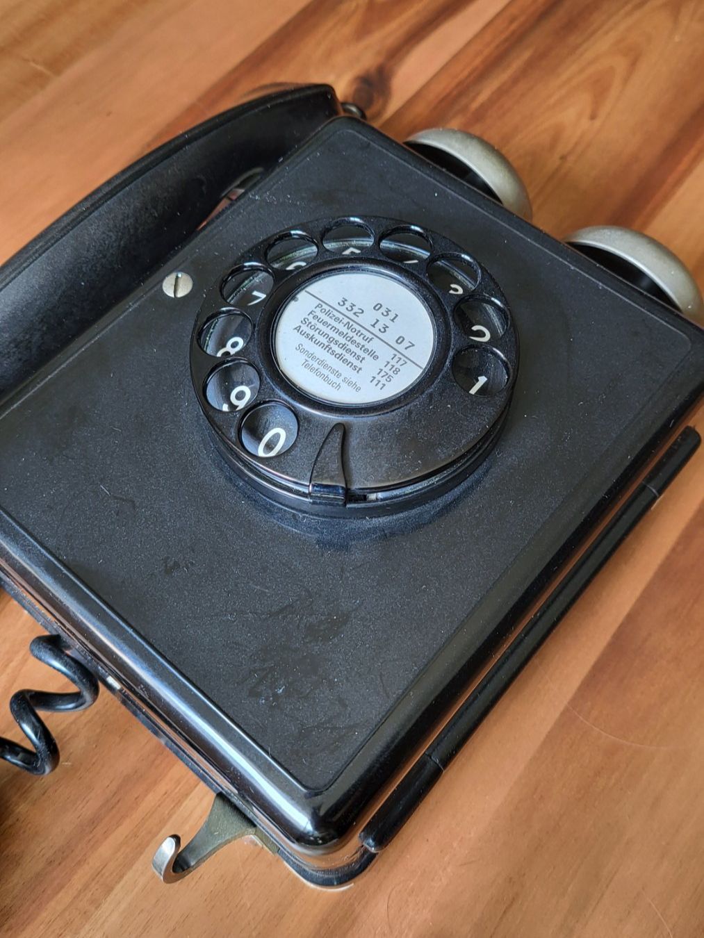 Telefoni: Weidmann Tf3-39211 Bakelit Wand Wählscheibentelefon – Usato da Bern venduto da nic_x6gy 3