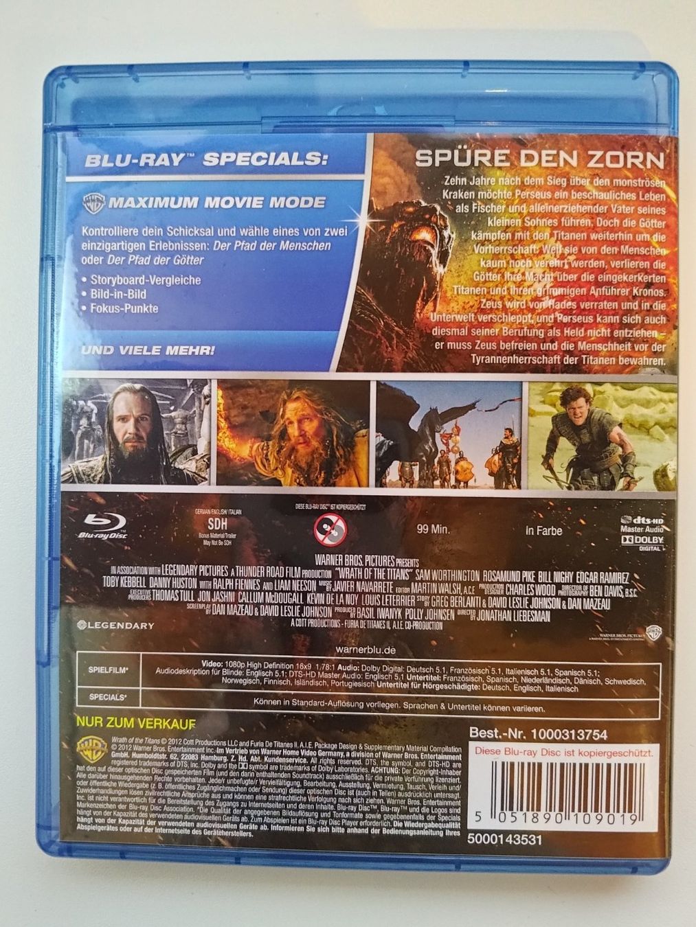 Tutti i DVDs: Zorn der Titanen – Usato da Liestal venduto da Kratzilla 2