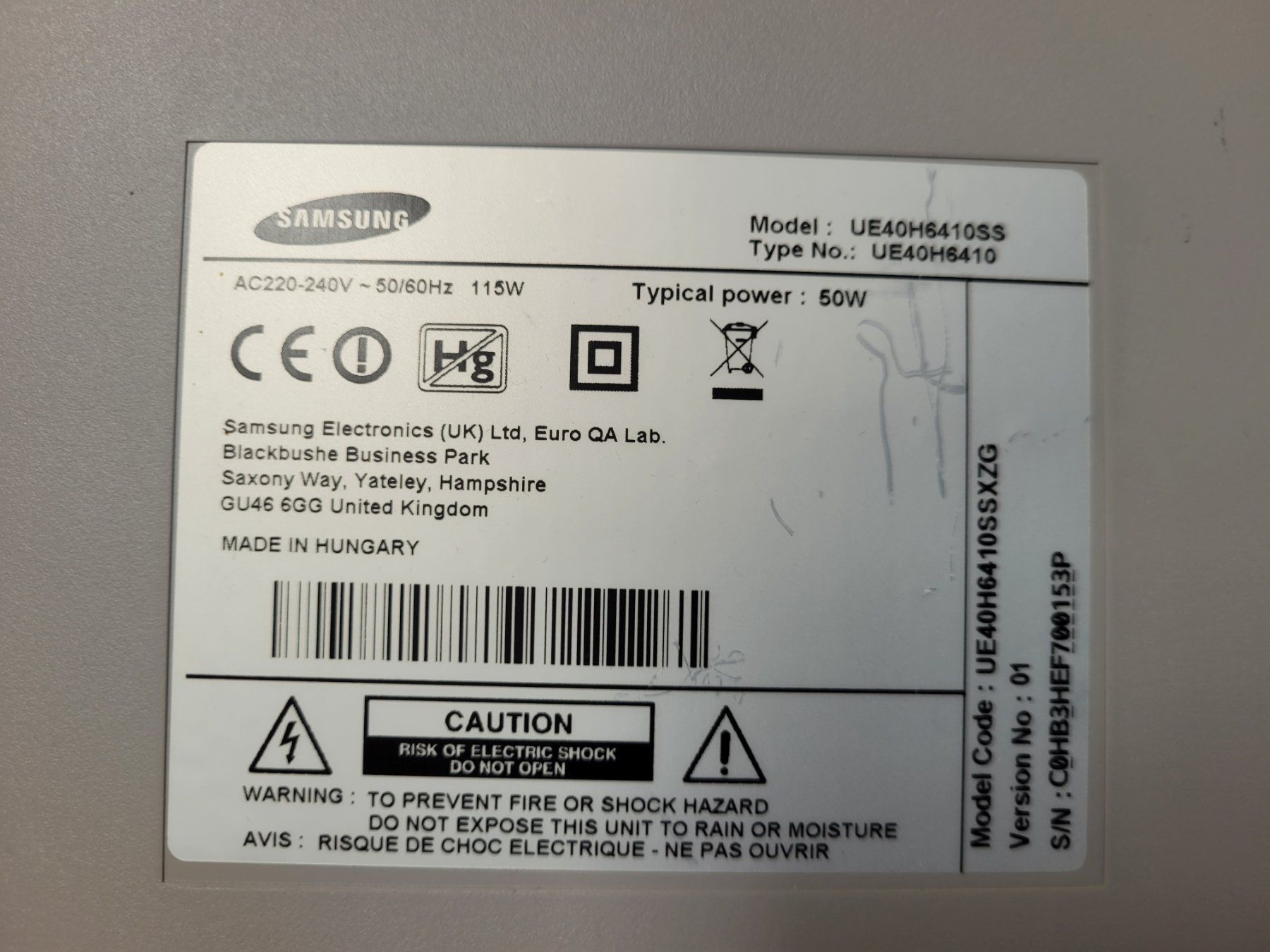 Samsung Televisori: Fernseher Samsung 40 Zoll – Usato da Wangen venduto da Kobru01 3