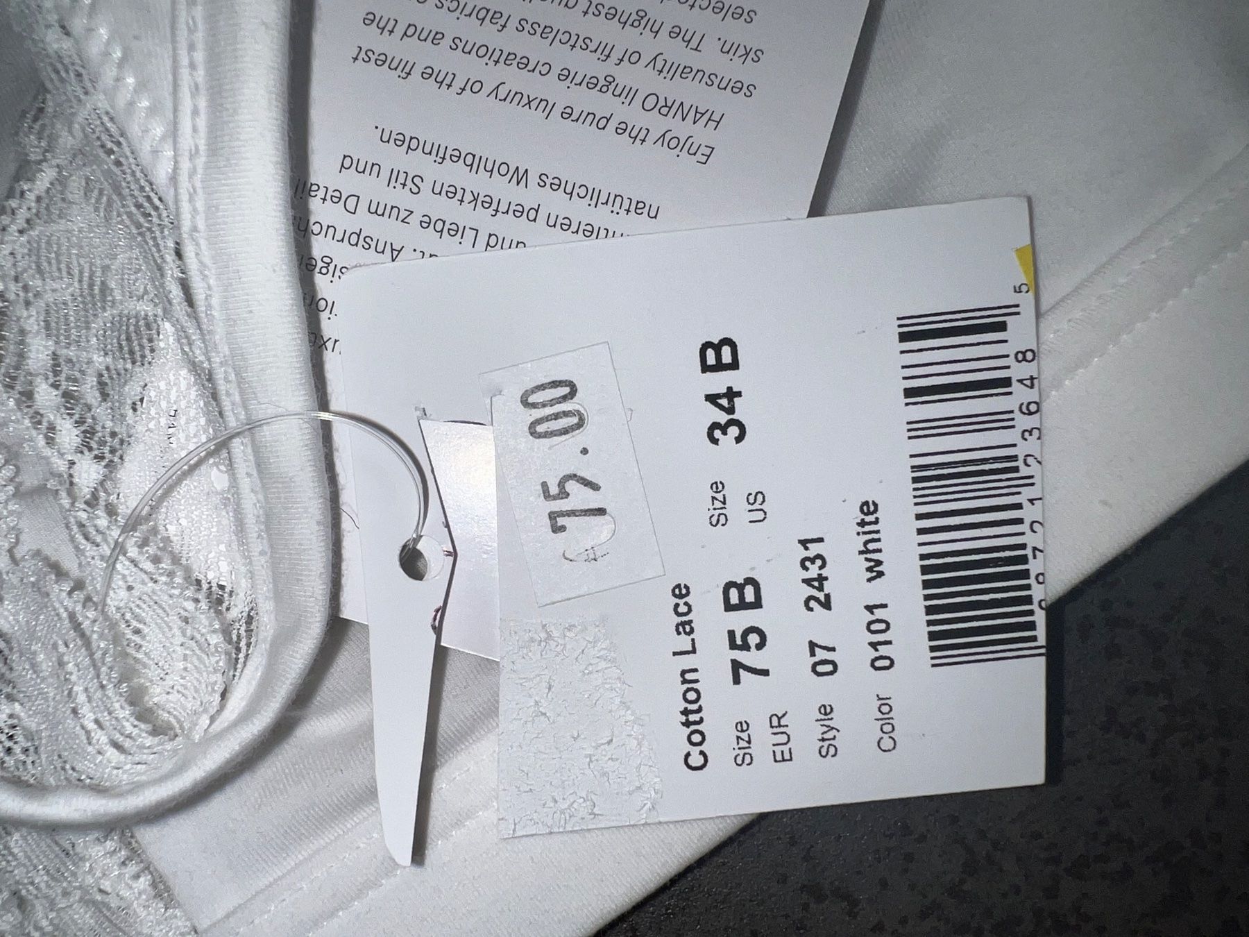 Hanro Altra biancheria intima: BH HANRO 75c neu – Nuovo (secondo la descrizione) da Dornach venduto da samuti 1