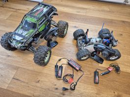 2 Traxxas RC Modelle Summit 1:8/Rustler 2WD