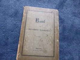 Basel,Erdbeben,14.Jhdt.,1856,Hagenbach,Wackernagel,Faltkarte