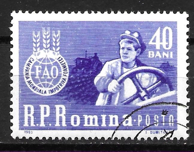 Tutti i francobolli: Rumänien 1963: Kampf gegen den Hunger – Usato da Zürich venduto da Rainstamps
