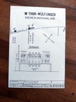 Bahnhof W.Thur-Wülflingen Sicherungsanlage/Verschlussplan