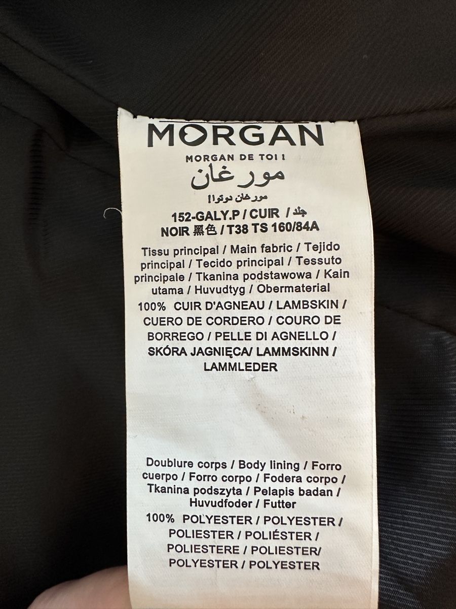 Morgan Giacche: Veste en cuir Morgan – Nuovo (secondo la descrizione) da Genève venduto da Kamill79 5