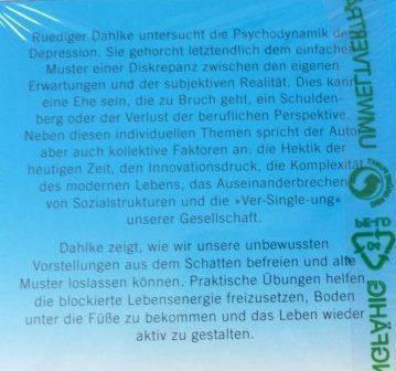 Libri: Depression - Ruediger Dahlke – Nuovo e nell'imballaggio originale da Mauren venduto da Yeelen 3