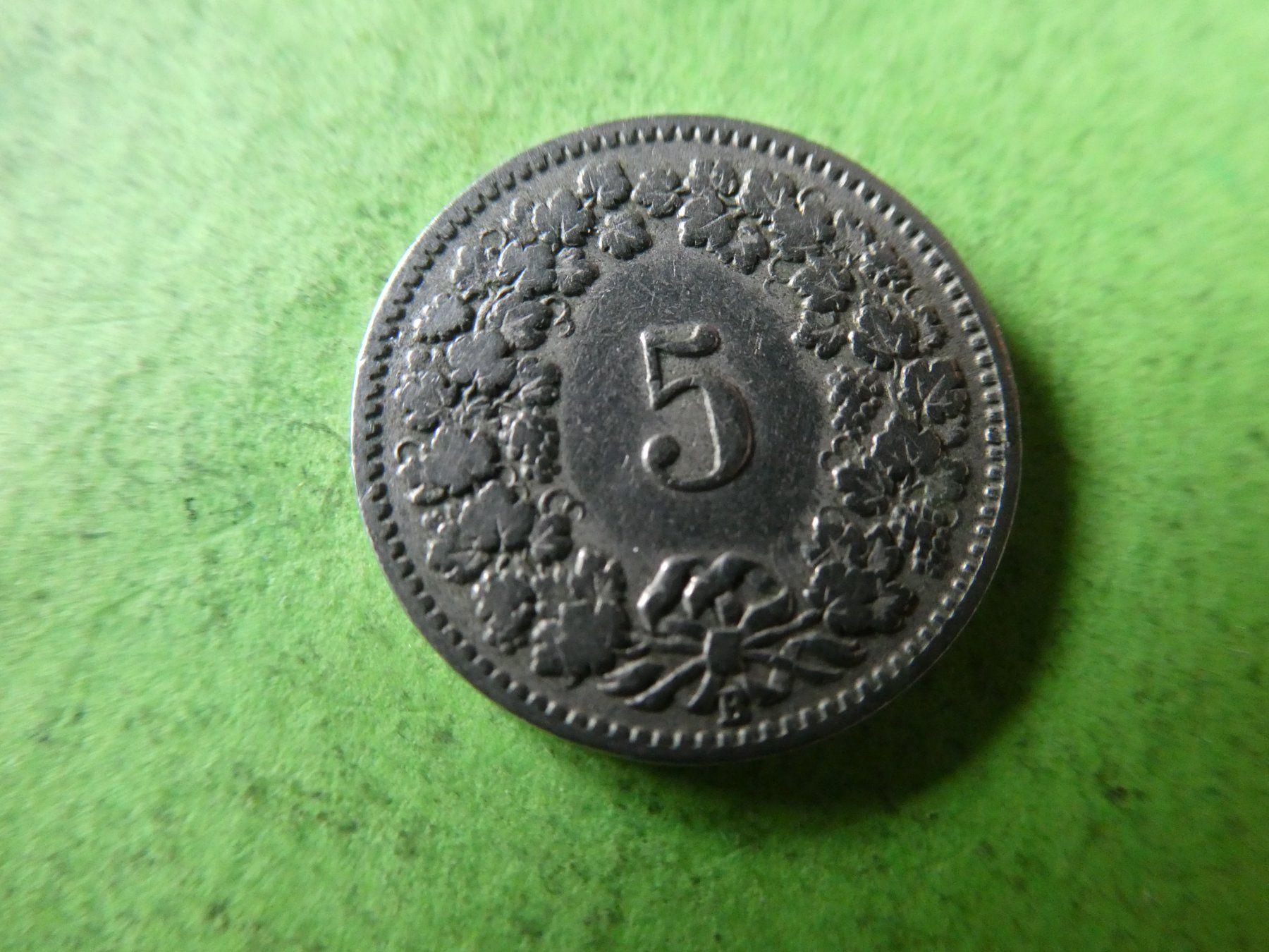 Tutti le monete: Schweiz 1904,  5 Rappen – Usato da Hinterforst venduto da Rohusri 1