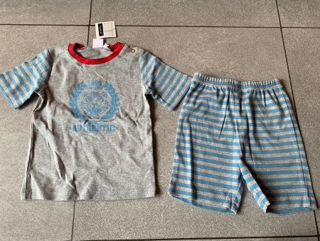 shorts + tshirt MON COEUR gr. 86 NEU