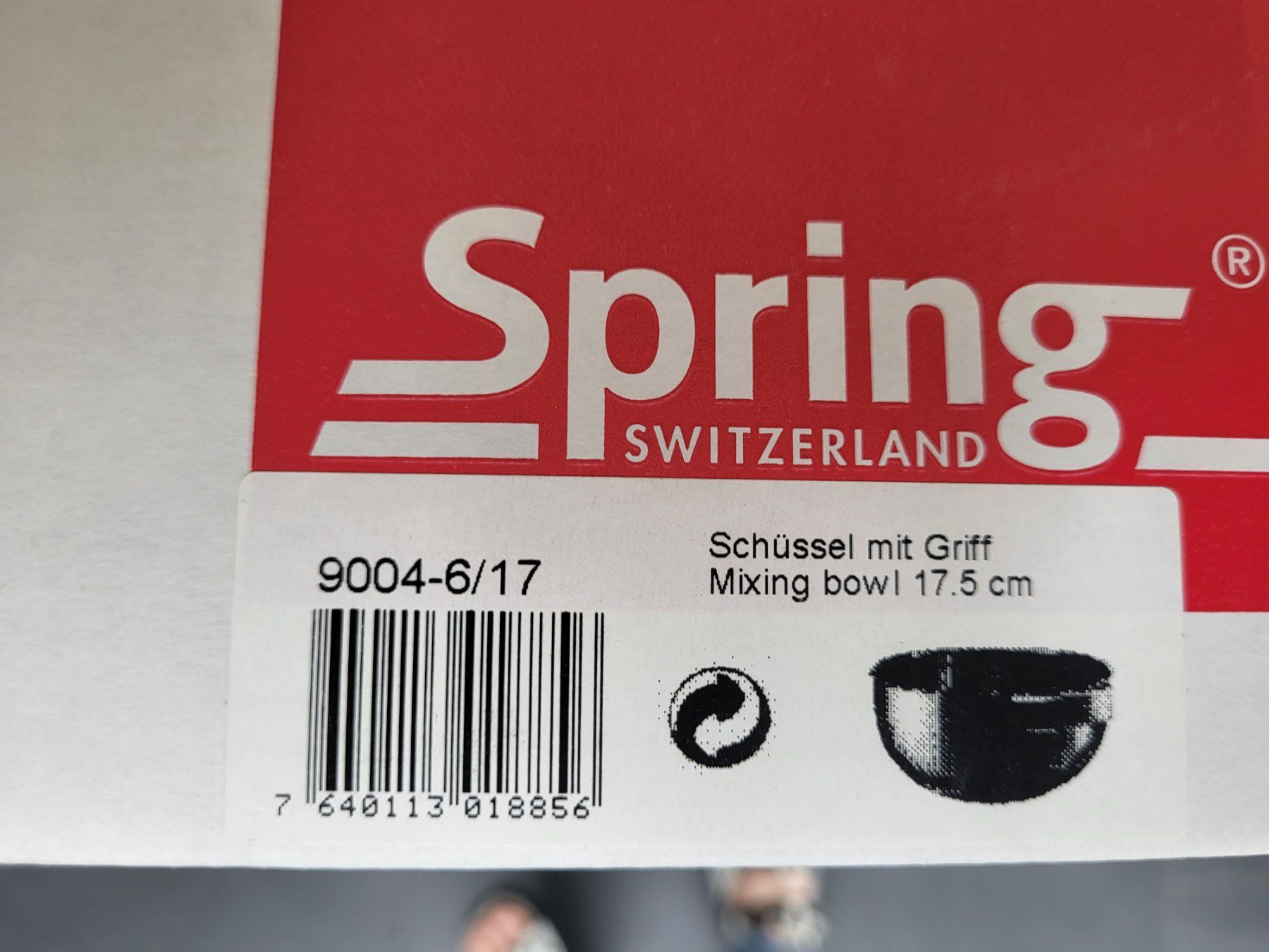 Schalen: Chromstahlschüssel "Spring" mit Griff – Neu und originalverpackt aus Rorschacherberg von samui57 2