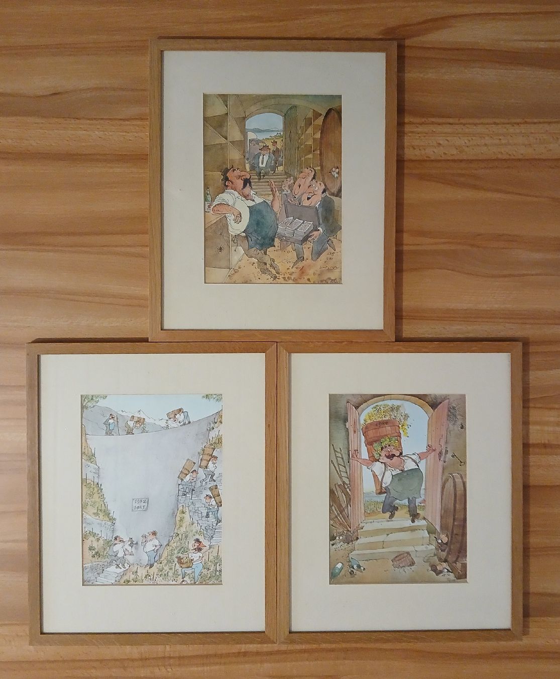 Dipinti: 3 Tableaux estampes de d'André Paul. – Usato da Le Sentier venduto da arc_2thy