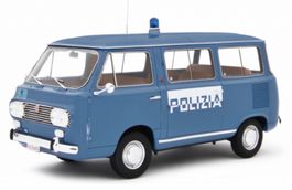 Fiat 850 Familiare Polizia 1965 1:18 Modellauto NEU