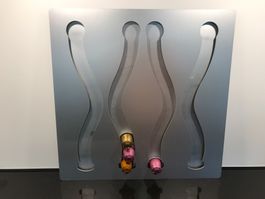 Designer Kapselhalter Aluminium