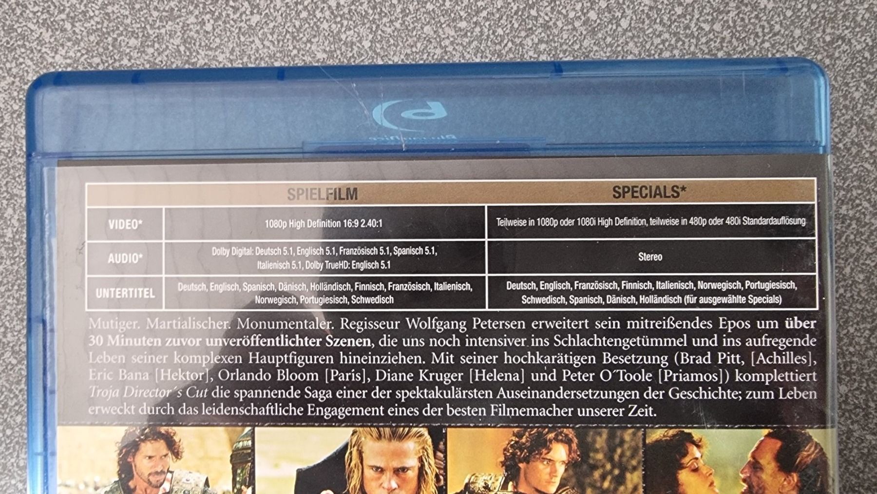 Alle DVDs: Blu Ray - Troja / Brad Pitt – Gebraucht aus Oetwil am See von fineli2 1