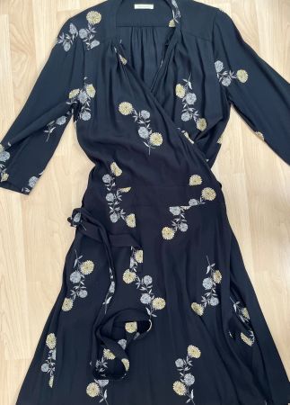 Just in Case: Kleid, Wickelkleid, schwarz, 36 38