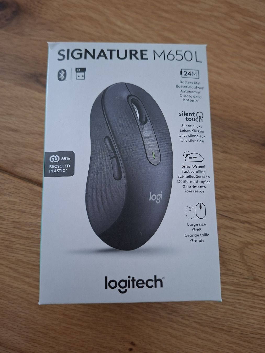 Logitech Mouse: Wireless Maus, Logitech Signature M650L – Nuovo (secondo la descrizione) da Eschenbach SG venduto da Rebi_123