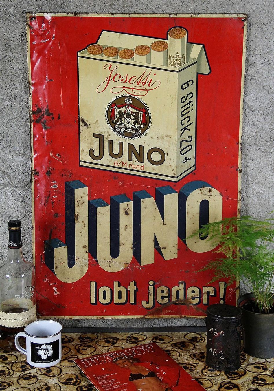 Insegne: Blechschild "Juno " – Usato da Birrwil venduto da brandschatz_birrwil 1