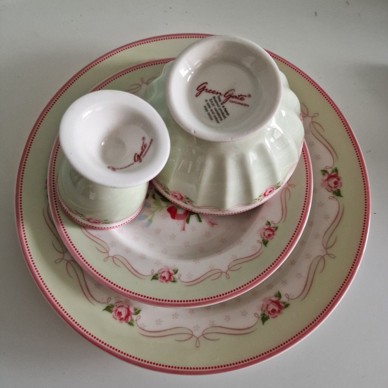 Greengate Set di piatti: 4-teiliges Frühstücksset Green Gate, AMELIE ROSE – Usato da Birr venduto da sen_sy55 6