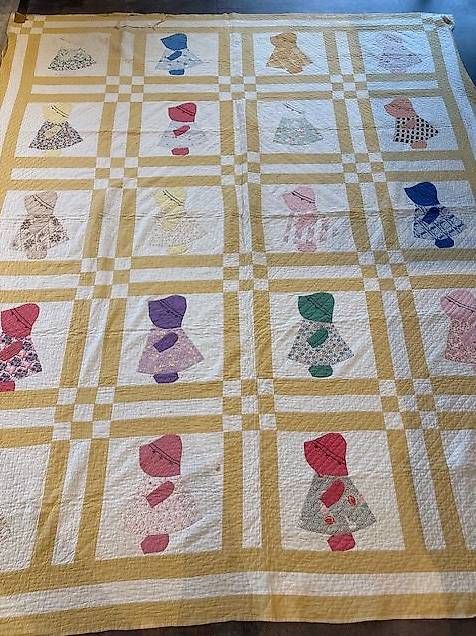 Coperte: Antique Quilt Sunnbonnet – Usato da Rudolfstetten venduto da Bungur