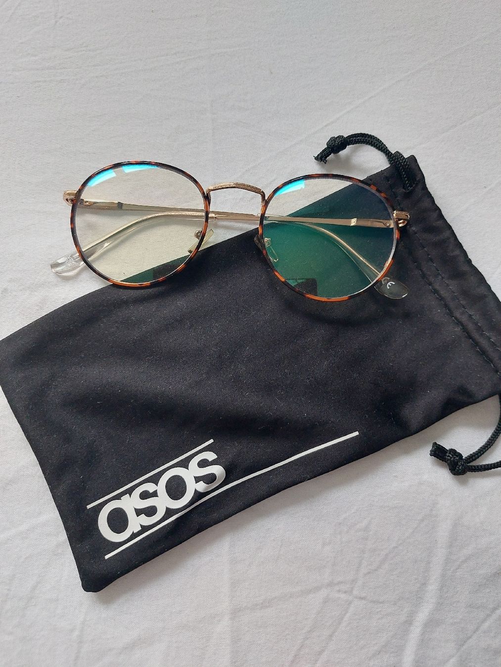Asos Occhiali & Lenti: ASOS Round bluelight Glasses Computerbrille, Blaulichtfilter – Nuovo (secondo la descrizione) da Biel/Bienne venduto da Pocahontas_1